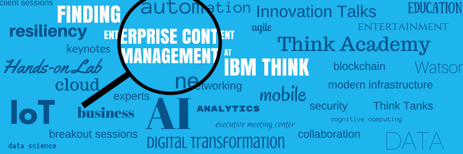 Where to Find ECM at IBM Think